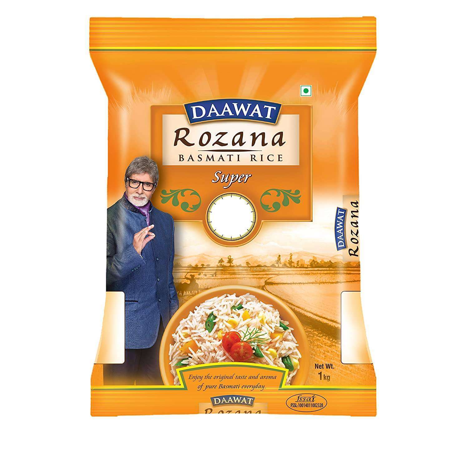 Datuk Rozana Daawat Basmati Rice - Rozana Super , 1KG – Fetch N Buy
