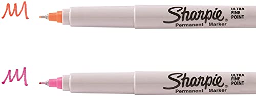Sharpie Ultra Fine Tip Permanent Markers, Color Burst, Assorted