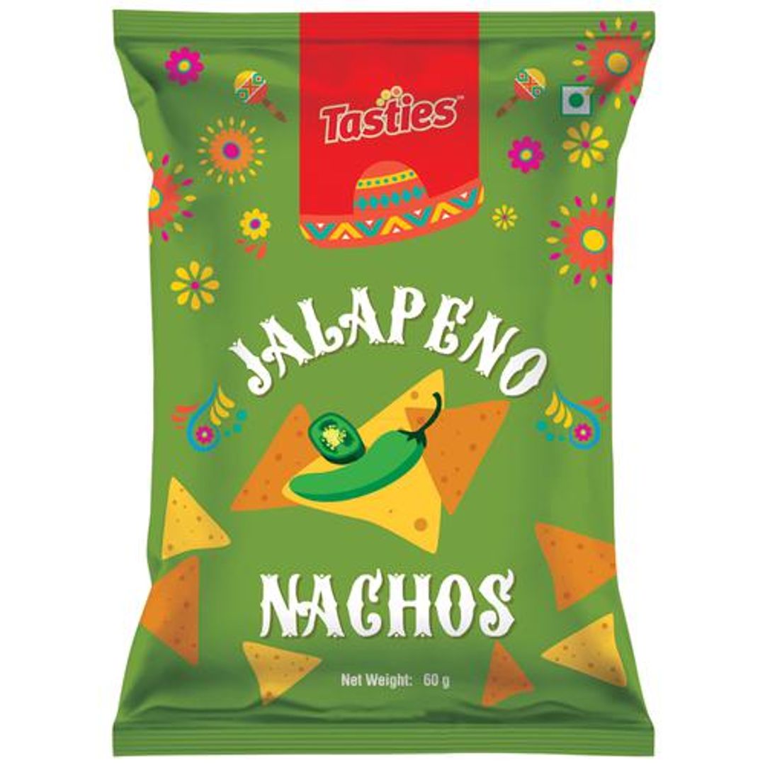 Taskies Tasties Nacho Chips - Jalapeno, 60 g – Fetch N Buy