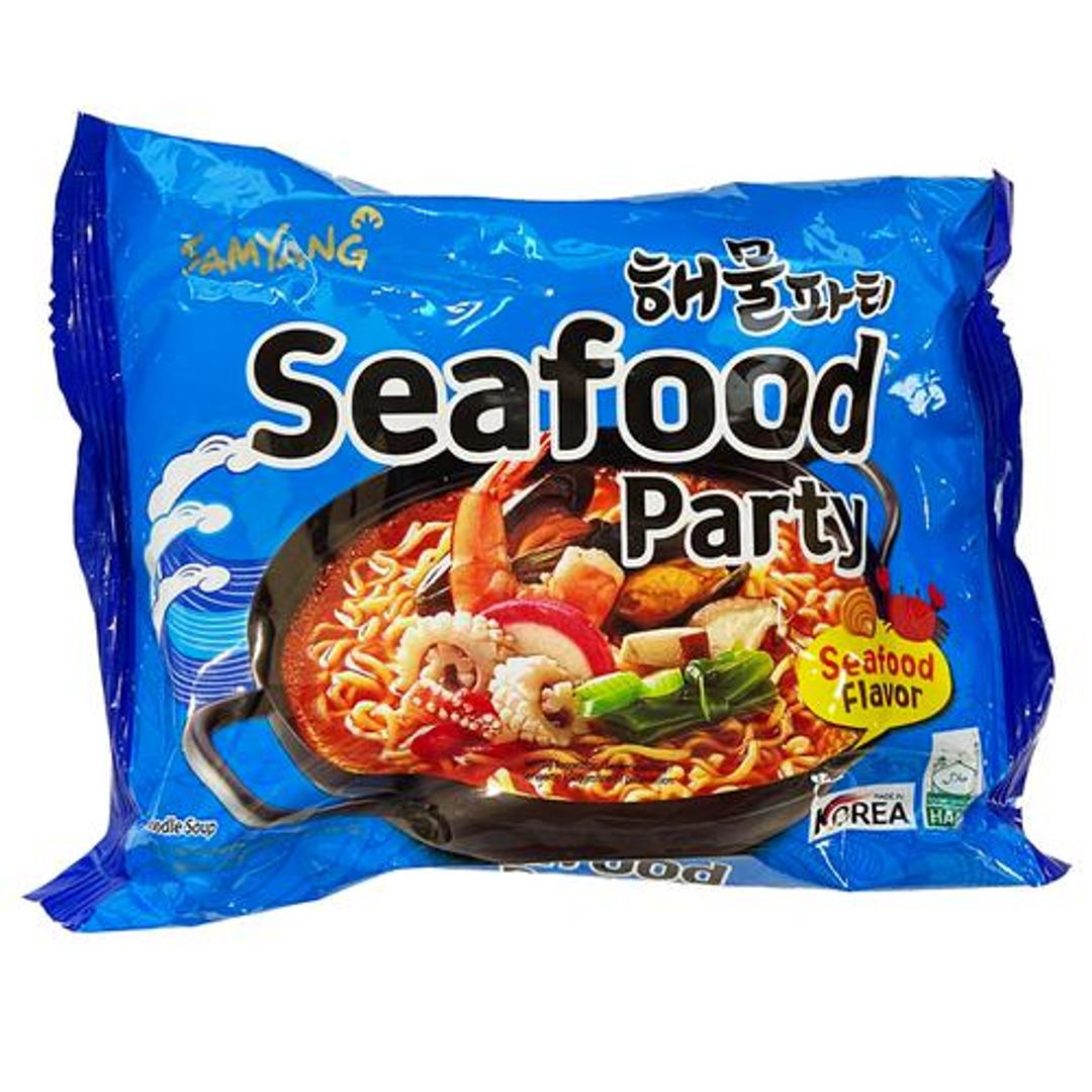 Packet Ramyon Samyang Seafood Party Ramen, 125 g Packet – Fetch N Buy