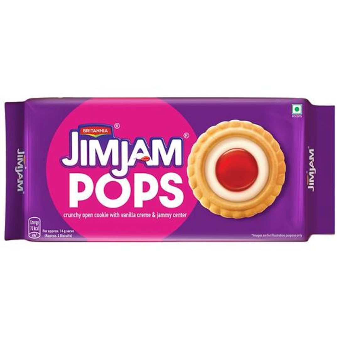 Britannia Jim Jam Pops Biscuit, 350 g – Fetch N Buy