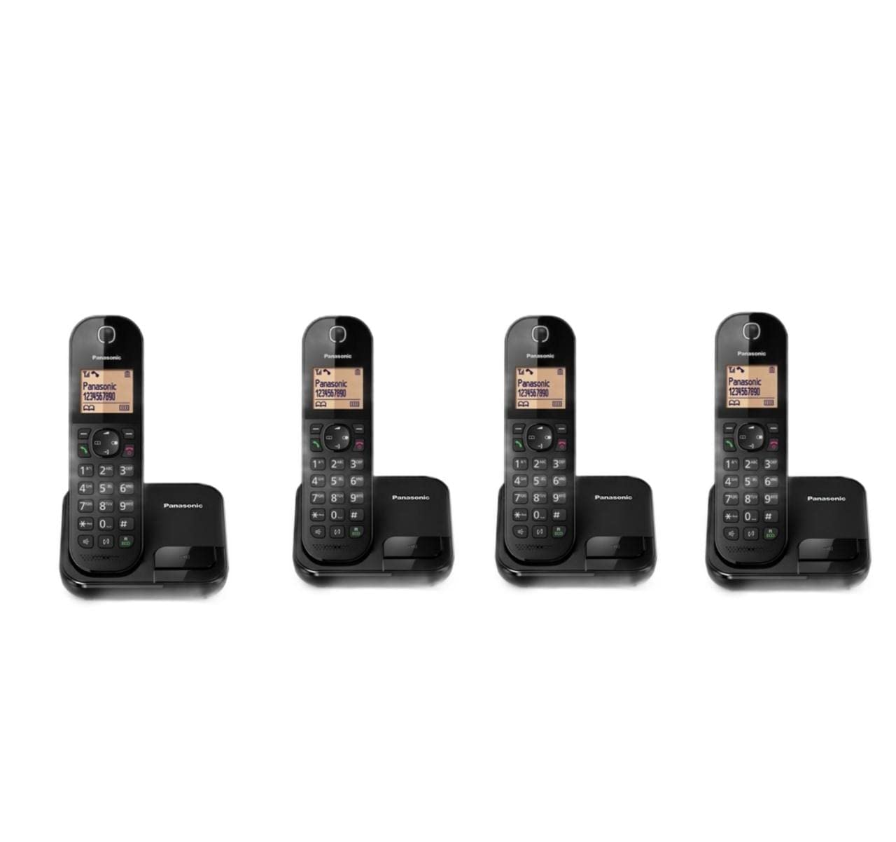 4 Line Intercom Panasonic Easy Wireless Intercom 4 Line with Speaker Phone & Caller ID ...