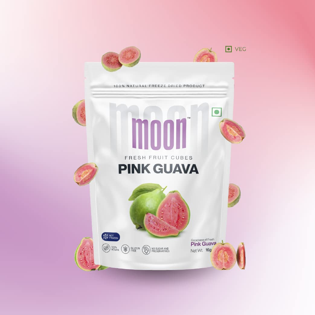 Guava Moon Rocks Moon Freeze Dried Guava | No Preservatives, No Added Sugar, Healthy Dr ...