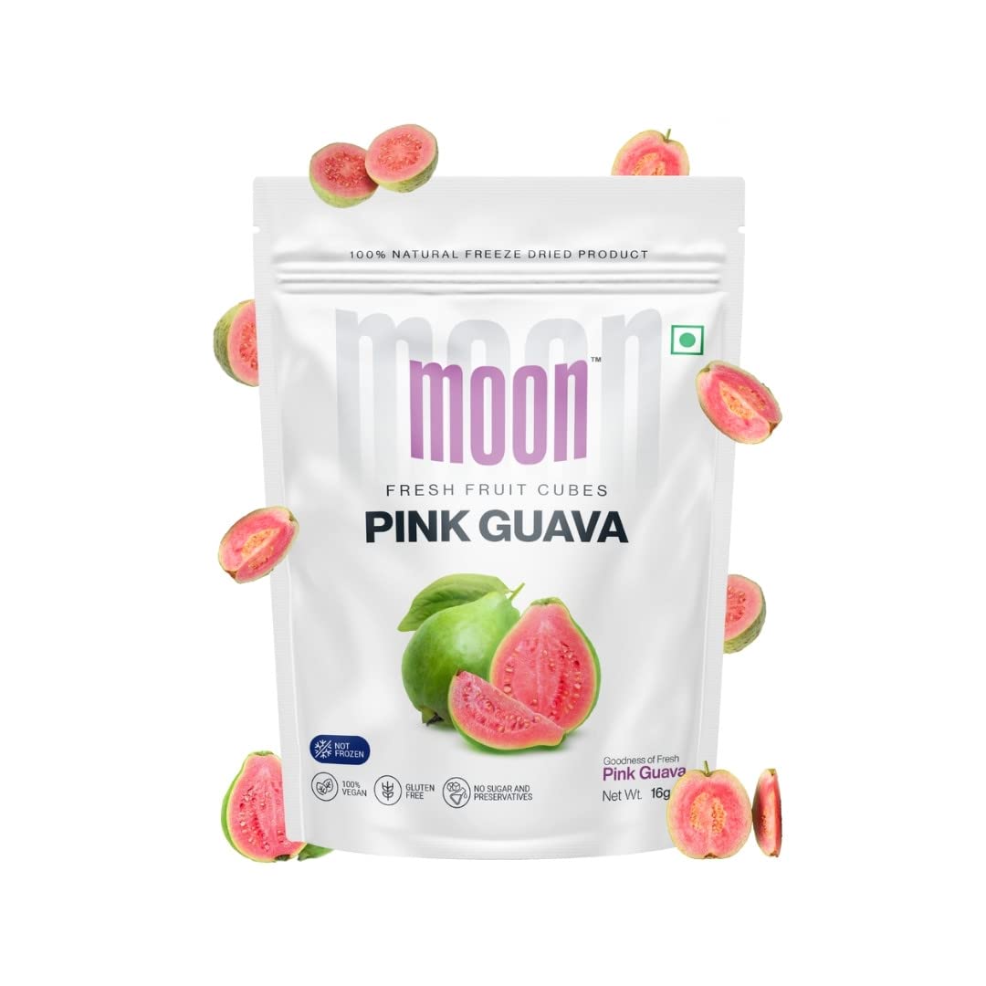 Guava Moon Rocks Moon Freeze Dried Guava | No Preservatives, No Added Sugar, Healthy Dr ...