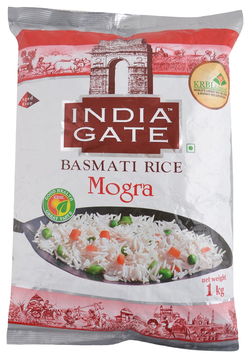 Mogra Rice Cooked India Gate Basmati Rice - Mogra, 1kg Pouch – Fetch N Buy