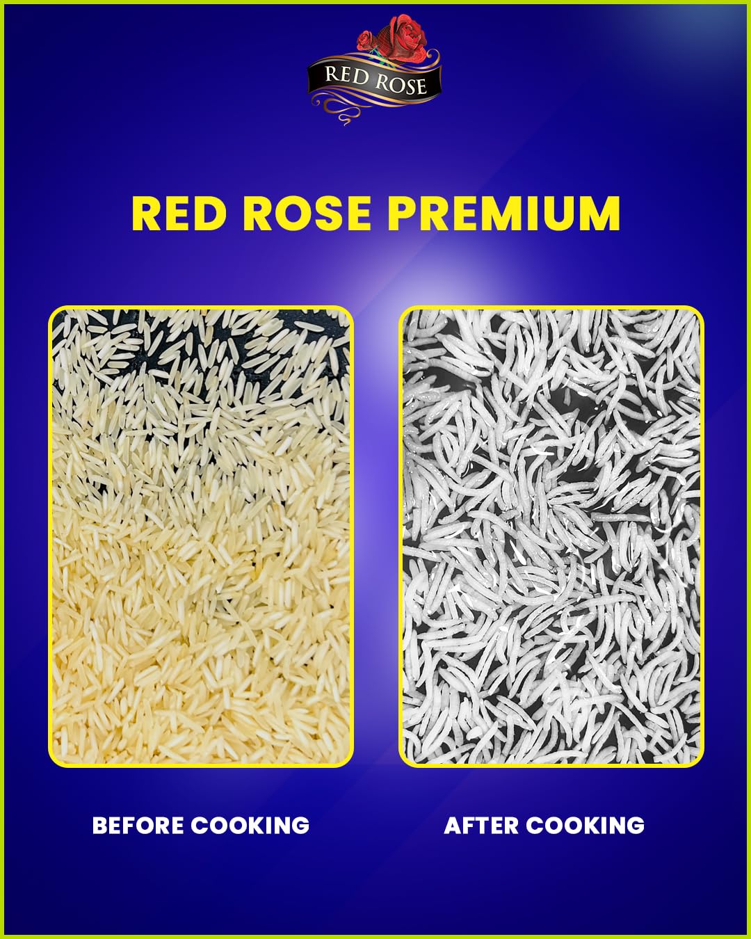 Pink Basmati Rice Red Rose Premium Basmati Rice 1Kg, Perfectly Aged, Rich Aroma, Best In ...
