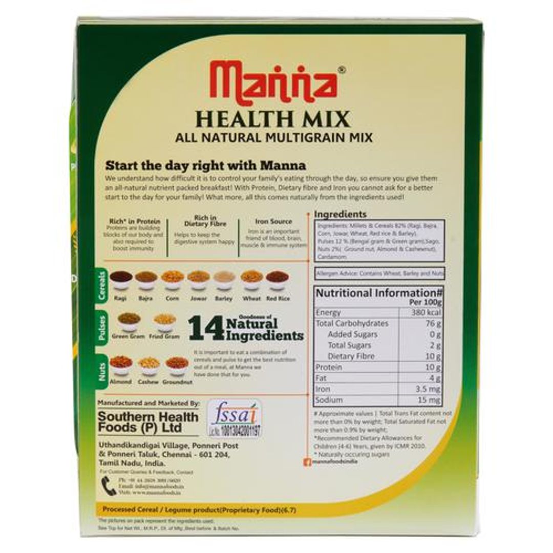 Manna Health Mix - 100% Natural Nutrition, No Added Sugar, Preservativ ...