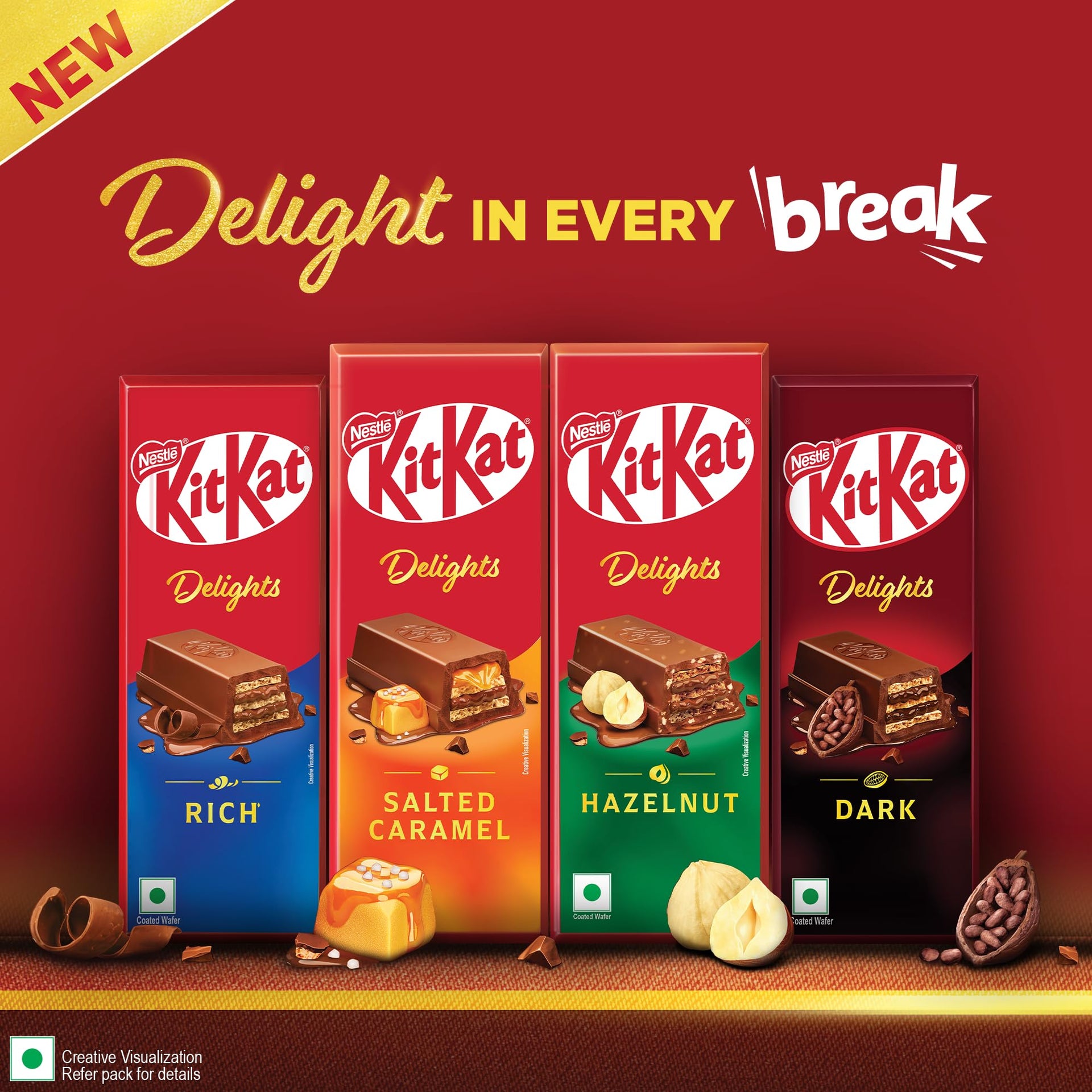 Fetch Delights Nestlé KITKAT Delights Dark, 150 g – Fetch N Buy