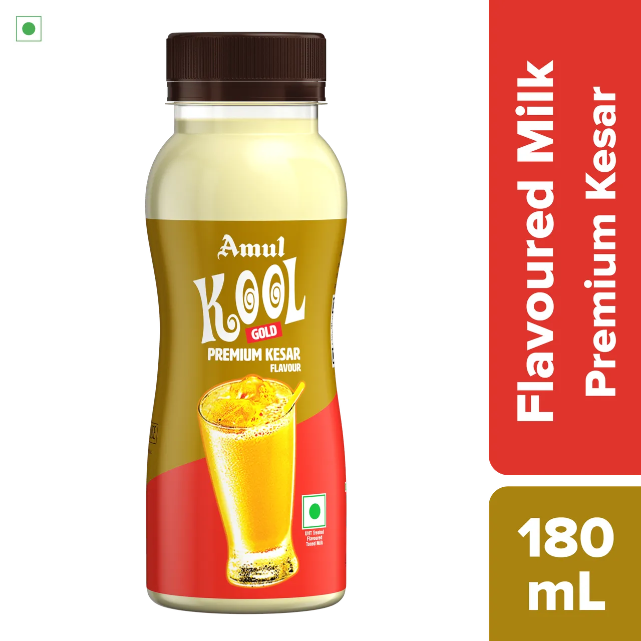 Amul Gold Kool Premium Kesar Flavoured Milk 180ML – Fetch N Buy
