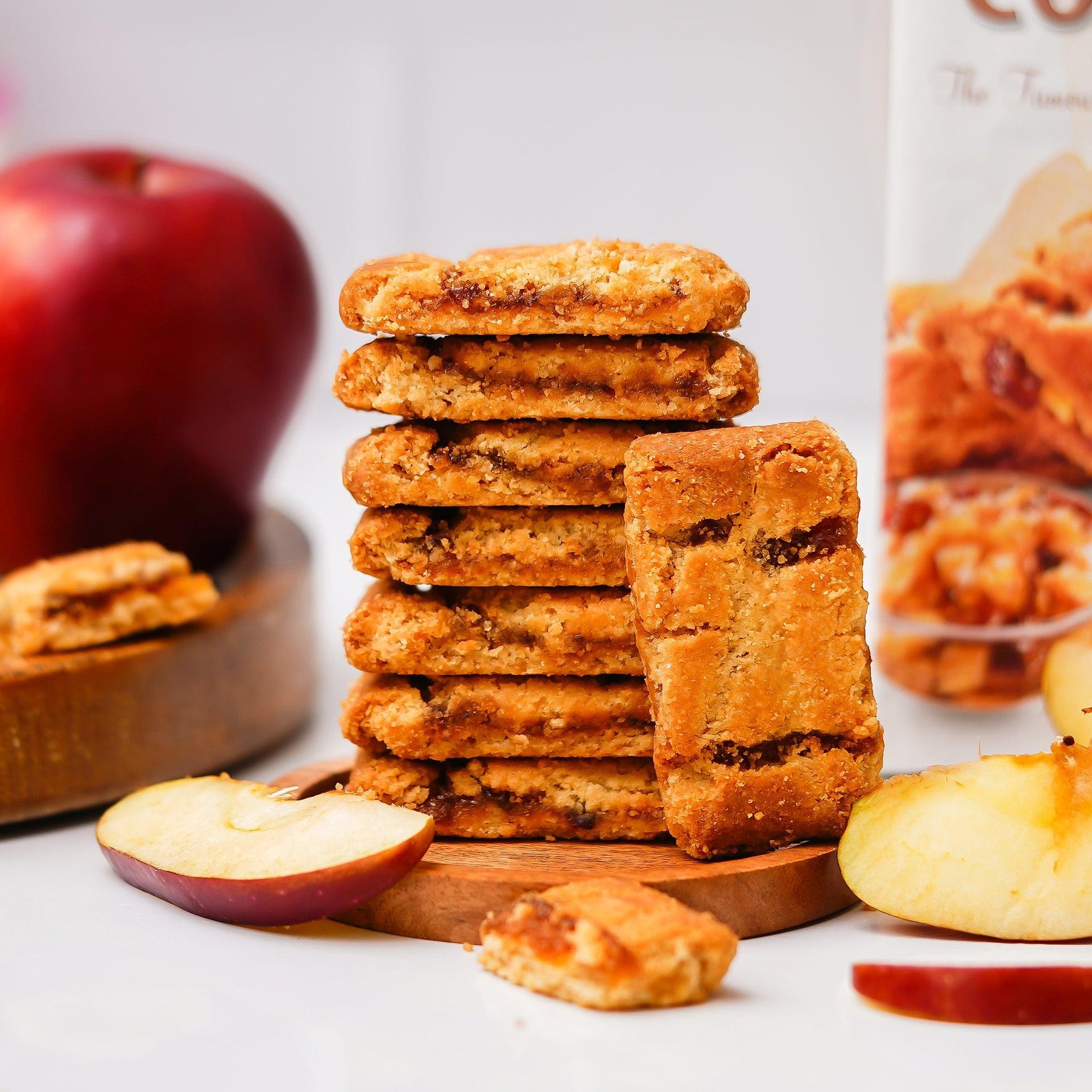 Fetch Delights Apple Pie Patisserie Cookies, Gourmet Delight with Warm Spices & Sweet ...