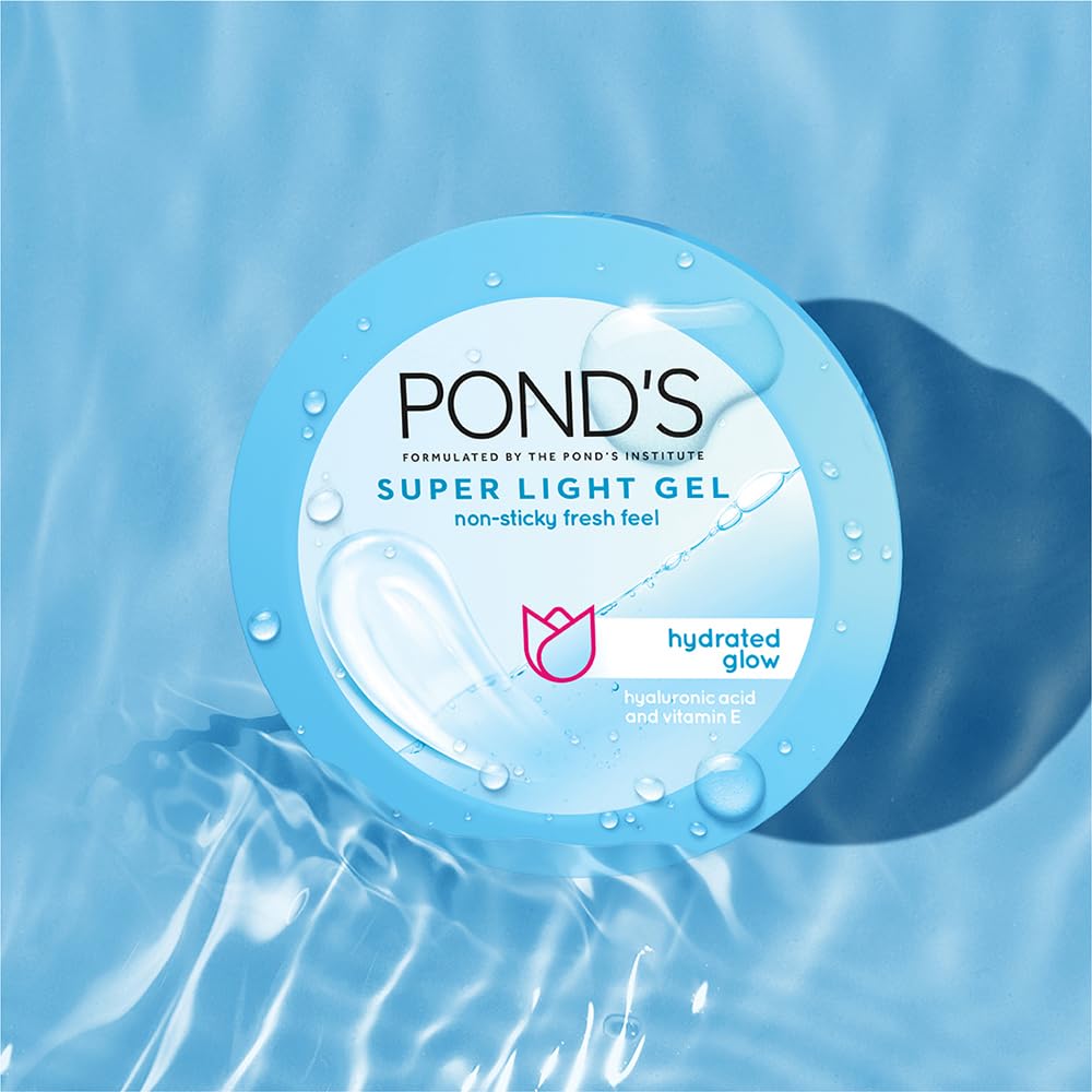 Ponds Super Light Gel Oil Free Moisturiser With Hyaluronic Acid Vita ponds-super-light-gel-oil-free-moisturiser-with-hyaluronic-acid-vita