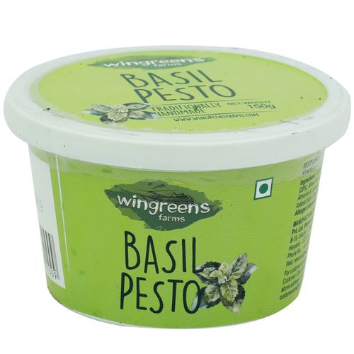 Wingreens Farms Basil Pesto 150 g Fetch N Buy