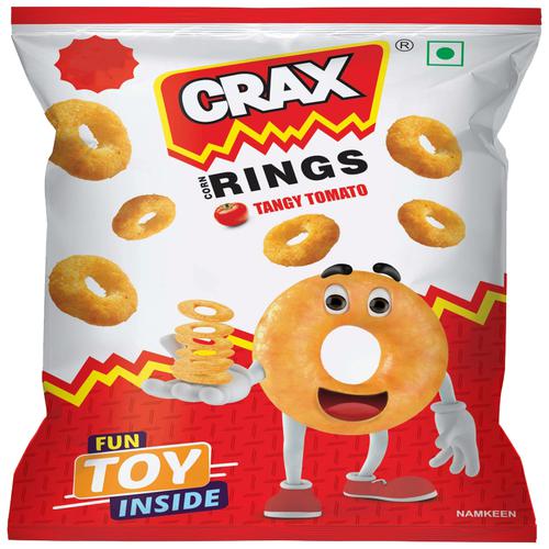 CRAX Corn Rings Tangy Tomato Chips Price in India - Buy CRAX Corn Rings  Tangy Tomato Chips online at Flipkart.com