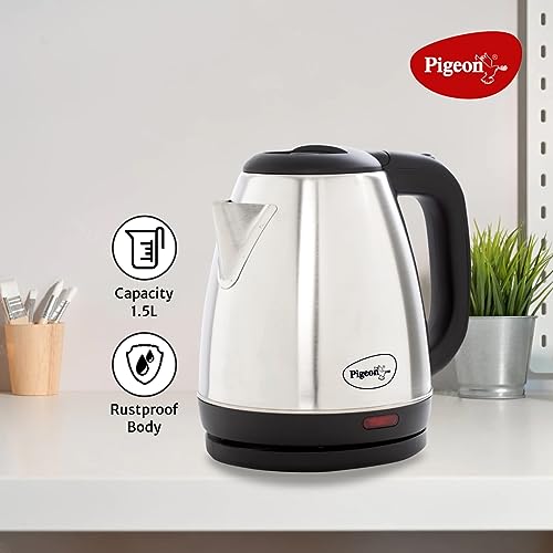 Buy Pigeon 1300 Watt 1.5 Litre Electric Kettle with Auto Shut Off