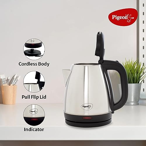 Prestige Stainless Steel Electric Water Tea & Soups Kettle 1500