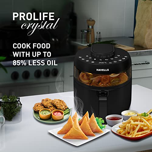 Havells Air Fryer Prolife Crystal See Through Window 85 Less Oil havells-air-fryer-prolife-crystal-see-through-window-85-less-oil