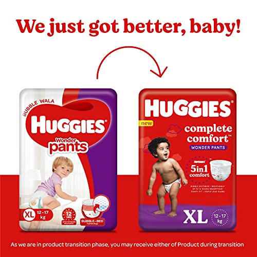 Buy Huggies Wonder Pants, Medium Size Diapers (7-12 kg), Combo Pack of 2,  50 Counts Per Pack, 100 Counts & Mamaearth Daily Moisturizing Natural Baby  Lotion (400 ml) Online at Low Prices in India - Amazon.in