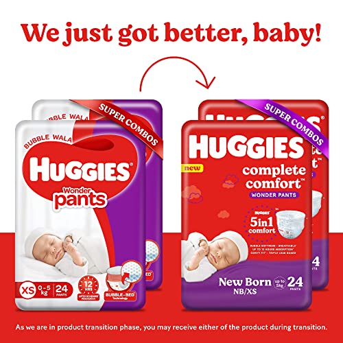 Huggies Complete Comfort Wonder Baby Diaper Pants Medium, 228 Count (3x76)  | Vooy Farma